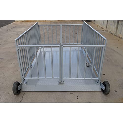 Liberty Scales LS-930-5’x30 Cage System Portable Livestock Animal Weighing Scale | 2000 lb x 0.5 lb