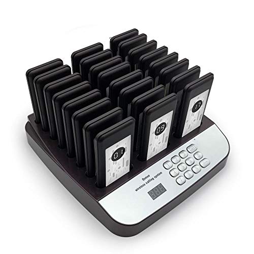 NOLAS Social Distancing Buzzer Restaurant Call Coaster Pager - 96 Units