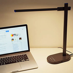 XIANGGUI 1983 Dimmable LED Desk Lamp with USB Port - 3 Color Modes, 7 Brightness Levels