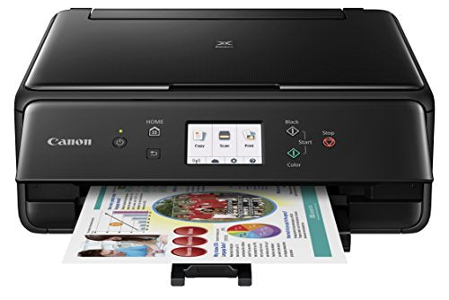 Canon Compact TS6020 Wireless Home Inkjet All-in-One Printer, Copier & Scanner, Mobile Printing, Auto Duplex and Business Card Printing, Black