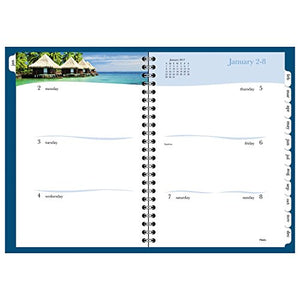 Mead Weekly / Monthly Planner / Appointment Book 2017, 5-1/2 x 8-1/2", Color Selected For You May Vary (TLD385-10)