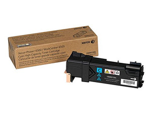 Xerox 106R01594 Phaser 6500 WorkCentre 6505 Toner Cartridge (Cyan) in Retail Packaging