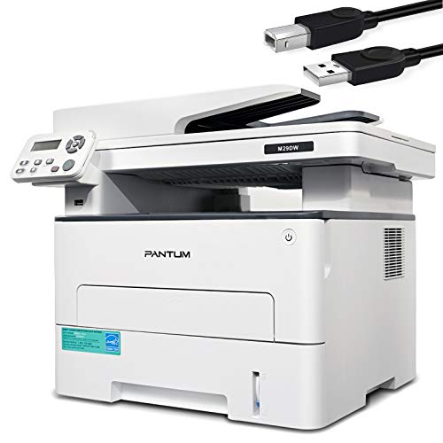 Pantum Multifunction (Print Copy Scan) Monochrome Laser Printer with Wireless Duplex Two-Sided Printing, Networking & USB 2.0(33PPM, M29DW-W5M23A)