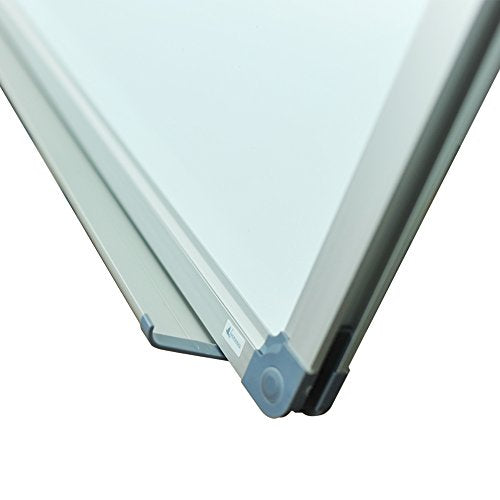 Large 72" x 40" Magnetic Dry Erase Board - Wall Mounted Whiteboard| White Board with Pen Tray, Aluminum Message Presentation Memo Board for Office & School