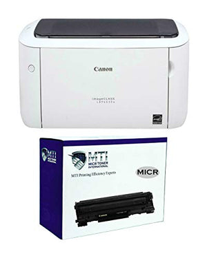 MICR Toner International ImageClass LBP6030W Magnetic Ink Check Printer Bundle with 1 Canon 125 3484B001AA Modified OEM MICR Toner Cartridge (Pack of 2)