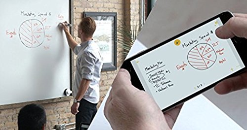 eBeam Smartmarker Complete - Interactive Digital Whiteboard - No Special Markers - Portable - Create a Digital Copy of your Whiteboard Notes - Comes with 4 Digital Markers: Black, Blue, Red, and Green