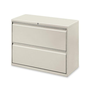 Lorell 2-Drawer Lateral File, 36 by 18-5/8 by 28-1/8-Inch, Gray