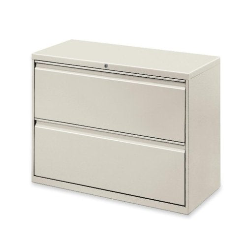Lorell 2-Drawer Lateral File, 36 by 18-5/8 by 28-1/8-Inch, Gray