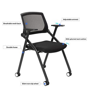 VACYOVKE 40 Pack Folding Chair with 280lb. Capacity - Indoor Outdoor Portable Stackable Seat
