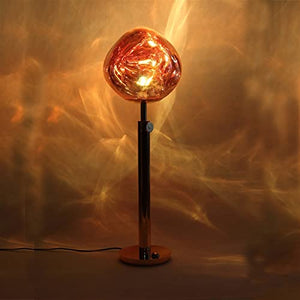 BNNP Mid Century Glass Floor Lamp with LED Lights