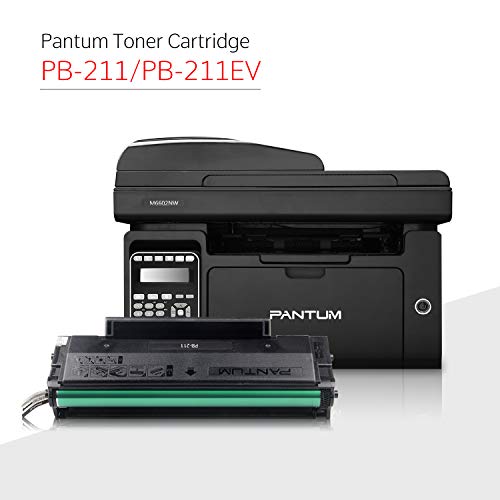 Pantum Monochrome All-in-one Wireless Laser Printer with Print Copy Fax Scan & ADF, Compact Multifunction for Home Office Mobile 23 PPM Printing (Laserjet M6600NW, Black)
