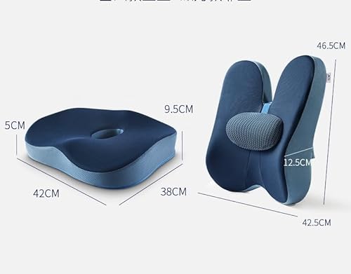DAVBIR Comfort Seat Cushion for Office Chair - Memory Foam Sciatica Pillow