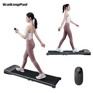 WalkingPad C1 Foldable Treadmill Walking Pad Smart Jogging Exercise Fitness Equipment, Free Installation Low Noise Footstep Induction Speed Control,Folding Under Desk 0-3.72mile/Hour