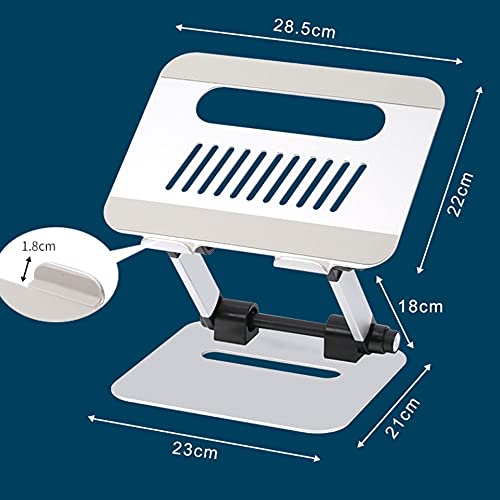 YFSDX Aluminum Laptop Support, Laptop Lifting Board Computer Portable Support Cooling Riser Support Accessories
