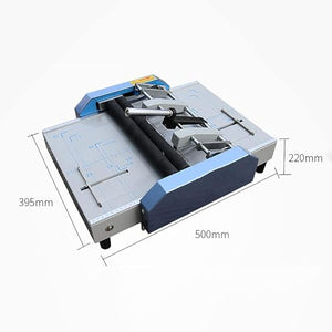 WIKINK Electric Paper Book Stapler Creaser - A3 A4 Saddle Stitch Flat-Clinch Automatic Binding Machine Folder Creasing - 5 Nail Positions