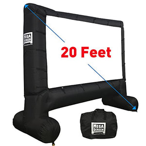 MEGA Screen Movie Screen - Inflatable Projection Screen- Portable Huge Outdoor Screen (MEGA Screen XXL)