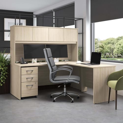 Nature's Logic Studio C 3 Drawer Mobile File Cabinet - Natural Elm, Assembled