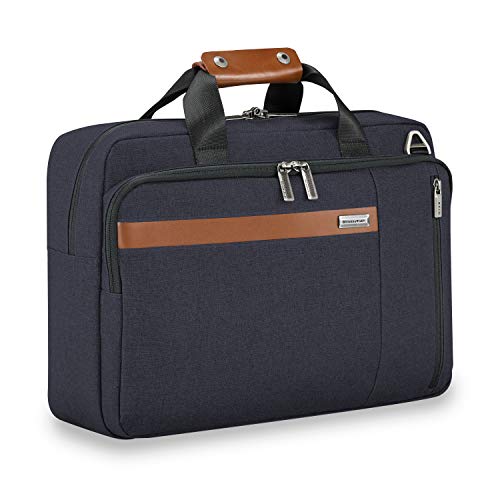 Briggs & Riley Kinzie Street-Convertible Brief Briefcase, Navy, One Size
