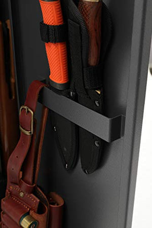 Buffalo 1520 Two Doors Gun Rifle Shotgun Metal Security Cabinet Safe Storage with Separate Lock Box for Handguns Ammo