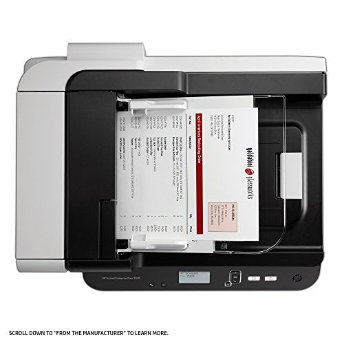 HP ScanJet Enterprise Flow 7500 Flatbed OCR Scanner (L2725B#BGJ)