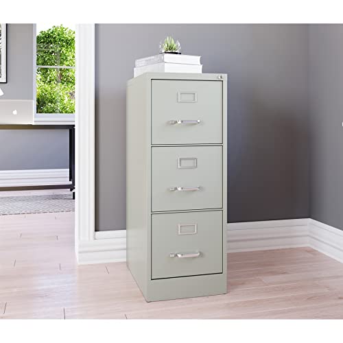 Lorell Fortress Vertical File Cabinet, Gray