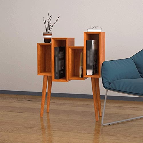 Wooden Vinyl Record Storage Holder - Home Decor Record Display Stand