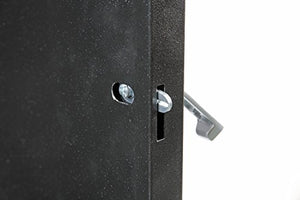 American Furniture Classics Gun Security Cabinet 16 Gun Metal Security Cabinet with Two Doors & 3 Pt. Locking System