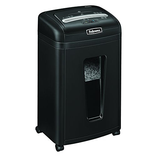 Fellowes Powershred 455Ms 9-Sheet Micro-Cut Paper and Credit Card Shredder with Auto Reverse (4689401)
