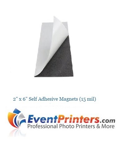 Two Boxes of DNP QW410 Media 4 x 6 inch Paper and Ribbon (Total 600 Prints). Bundle with 50 Self-Adhesive Photo Magnets Size 2X6 inch (Sublimax Brand). for use with DNP QW410 Printer only.