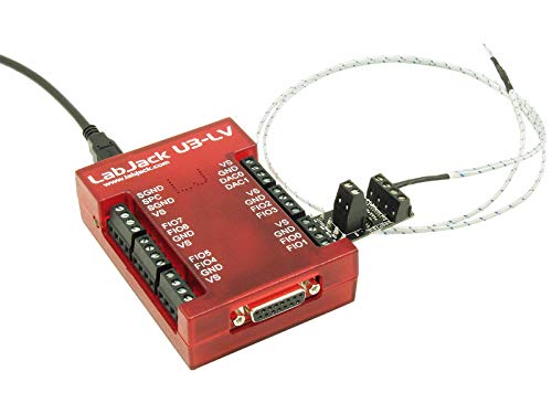 U3-LV USB DAQ Device with 16 Flexible I/O for Analog 0-2.4V and Digital Data Acquisition of Sensors, Relay Control, Automation and Timers