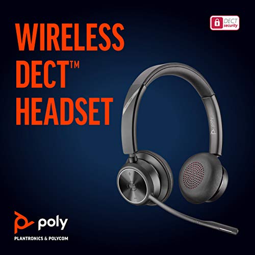 Plantronics Poly Savi 7320-M Wireless DECT Headset - Microsoft Teams Certified
