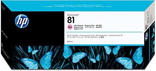 HP 81 C4935A Ink Cartridge for DesignJet 5000 series, 680ml, Light Magenta