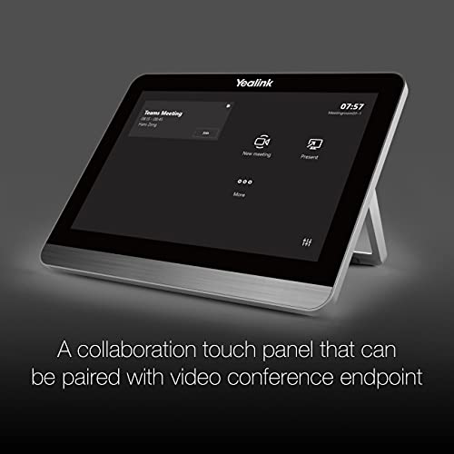 Global Teck Worldwide Yealink A20-020-ZOOM Certified MeetingBar Conference System with CTP18 Touch Console - Teams, Zoom, Skype Compatible - by GTW