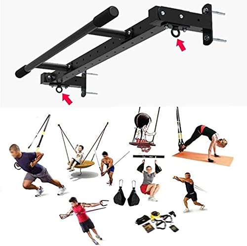 TYX Pull Up Bars for Doorway, Adjustable Multifunctional Chin Up Bar with Multi Grips, Workout Bar for Home Gym Strength Training Equipment,A