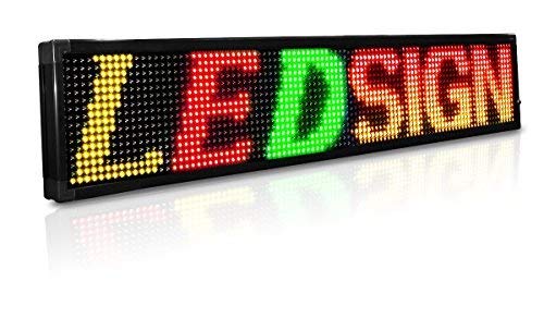 LED Signs 40" X 15" Tri-color Bright Digital Programmable Scrolling Message Display / Business Tools