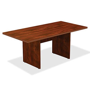 Lorell 34376 Chateau Conference Table, Cherry Laminate