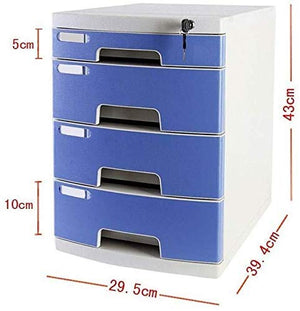 WASHLA Small White File Cabinet Storage Unit Organizer