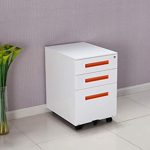 File Cabinet with Lock and Wheels