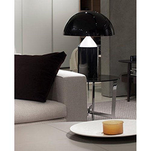 Oluce Atollo 233 Table Lamp 2x100W E27 Dimmer Black