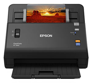 Epson FastFoto FF-640 High-Speed Photo Scanning System with Auto Photo Feeder (Renewed)