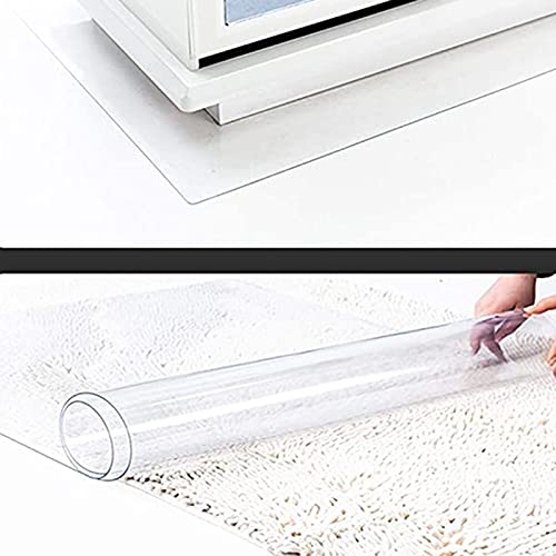 ZWYSL Office Carpet Protector Chair Mat Clear-2mm 180x250cm