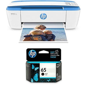 HP DeskJet 3755 Compact All-in-One Photo Printer with Standard Ink Bundle