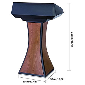 None Lectern Podium Stand, American-Style Simple Modern Hotel Reception Speech Desk