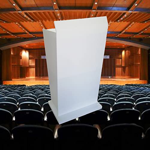 Generic Acrylic Lectern Podium Stand - White