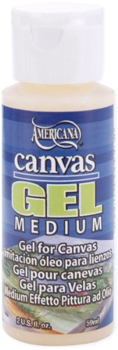 DecoArt Americana Mediums Canvas Gel Paint, 2-Ounce