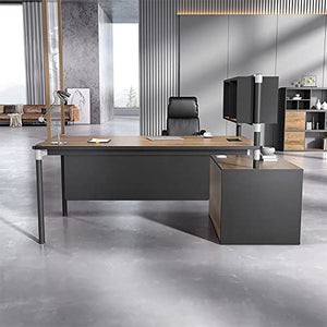 VejiA Office Furniture Desk Staff Table and Chair Combo