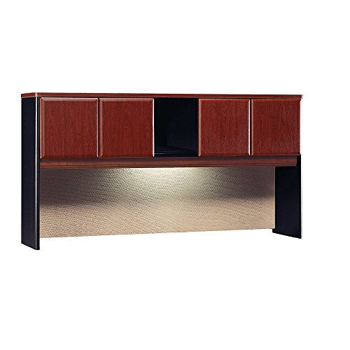 Bush Business Furniture Series A Collection 72W Hutch in Hansen Cherry/Galaxy