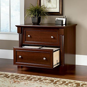 Palladia Two Drawer Lateral File Cabinet(Select Cherry Finish)