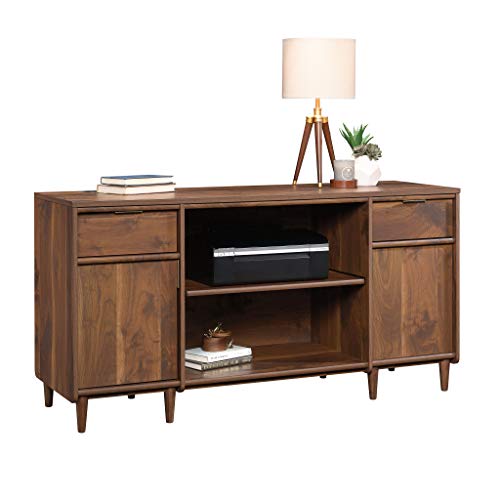 Sauder Clifford Place Credenza, Grand Walnut Finish