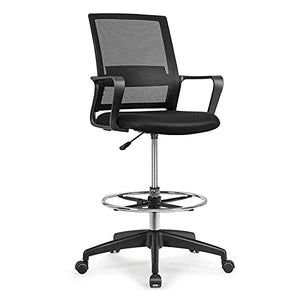 None Office Chair Drafting Chair Tall Adjustable Height/Footrest